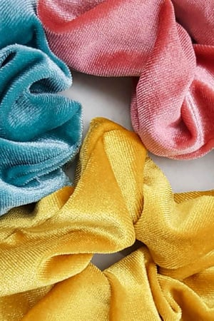 Scrunchie Sweet Velvet Lila Polyester h5 Bild2